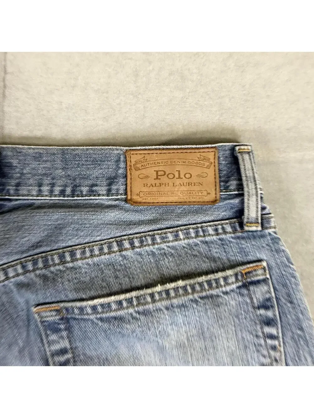 Ralph Lauren distressing back
